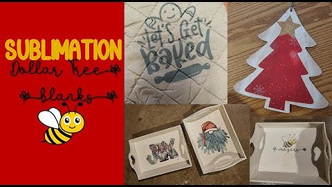 Sublimation on Dollar Tree Blanks #sublimationtutorial #sublimationdesign #dollartreefinds #diycraft
