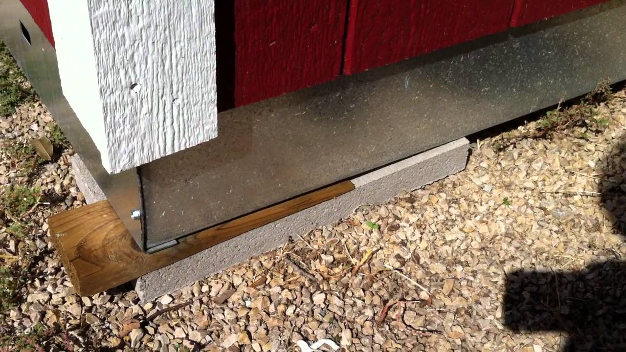 tuff shed galvanized steel foundation - youtube