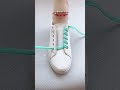 How to tie a shoe laces, Stylish shoelacing method #shoes #shoelaces #shoelacing