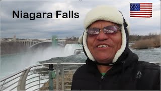 CATARATAS DO NIAGARA CONHECENDO COM SOL AS BELAS QUEDAS DE AGUA TRANSPARENTE | NIAGARA FALLS NOS EUA