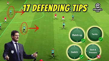 17 Defending Tips & Tricks To Make you Pro ✨ eFootball 2026 Mobile🎮