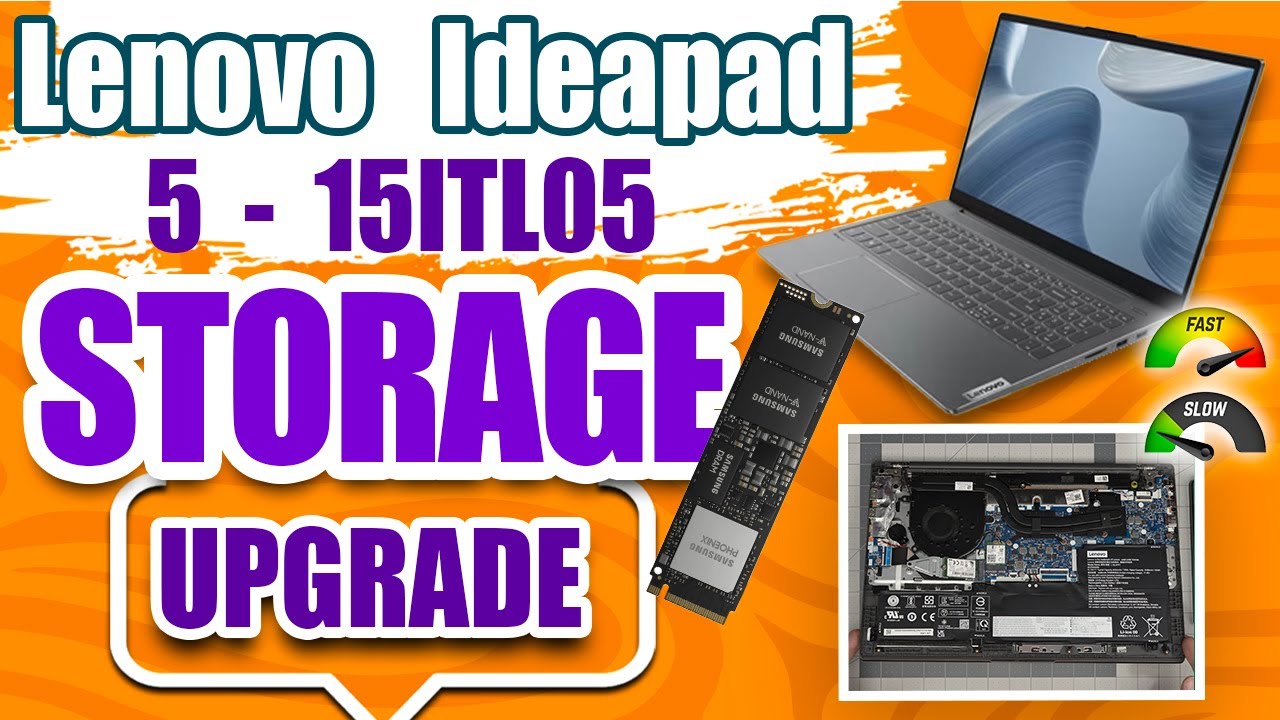 How to Upgrade NVMe SSD on Lenovo IdeaPad 5 15ITL05 Laptop (Easy 