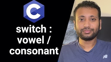 C programming Bangla Tutorial 5.92 : switch | vowel/consonant তা switch এর C program