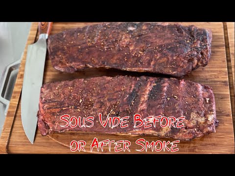 Sous Vide Que St Louis Style Barbecue Ribs Smoke Before or After?