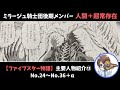 【ファイブスター物語】主要人物紹介⑬ミラージュ騎士団後期メンバー【ゆっくり雑談】