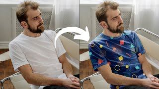 🔥Add Any Patterns to Clothing - Photoshop Short Tutorial