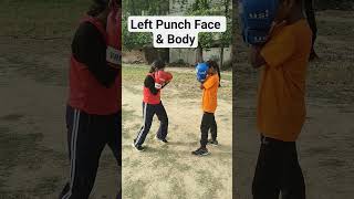 #Left Punch 👊 Face & Body Attack Training Boxer's VBPS Boxing 🥊 Academy Prayagraj Jhalwa