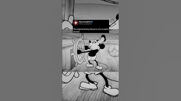 ORIGINAL MICKEY MOUSE NOW IN PUBLIC DOMAIN #youtubeshorts #mickeymouse #publicdomain #disney