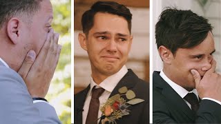 BEST First Looks Compilation of All Time! Grooms React to Seeing Their Brides