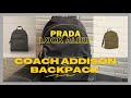 Prada Look Alike Backpack from Coach! Coach Addison Backpack! | #GLAReviewsWhat | #ByGliaza