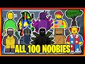 How to get all 100 noobies in find the noobies morphs  roblox