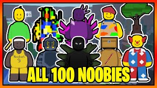 How to get ALL 100 NOOBIES in FIND THE NOOBIES MORPHS || Roblox