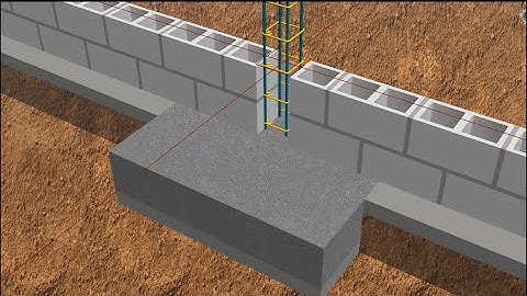 How To Construct Pad Footing with Foundation Walls