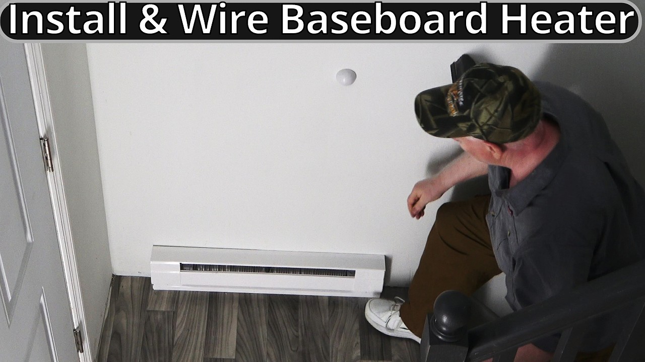How To Install & Wire 240V Baseboard Heater Left Or Right Connection ...