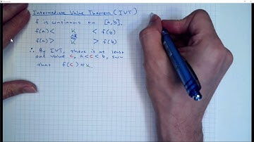 1.4 - Intermediate Value Theorem IVT