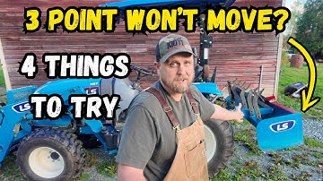 Tractor 3-punts wil niet bewegen? Probeer deze 4 dingen