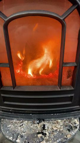 Chili on the wood stove.