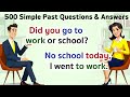 Past Tense Practice| English Conversation Practice for Beginners | Learn English