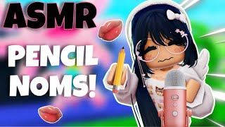 Roblox ASMR ~ PENCIL NOMS/BITING ✏️👄 