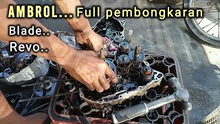 Bongkar Blade ngejim !! Kondisi mesin parah