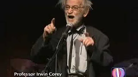 Professor Irwin Corey at the Cutting Room NYC