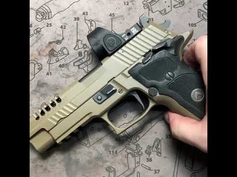 Sig 226 with FDE Cerakote and Single Stage Trigger Job
