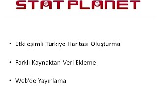 StatPlanet Programı ile Etkileşimli Türkiye Haritası Oluşturma screenshot 2