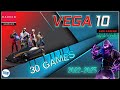 Vega 10 in 30 games  amd ryzen 7 3700u     in 20222023