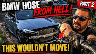 The BMW Hose That Nearly Beat Me | M235i Radiator Repair Part 2