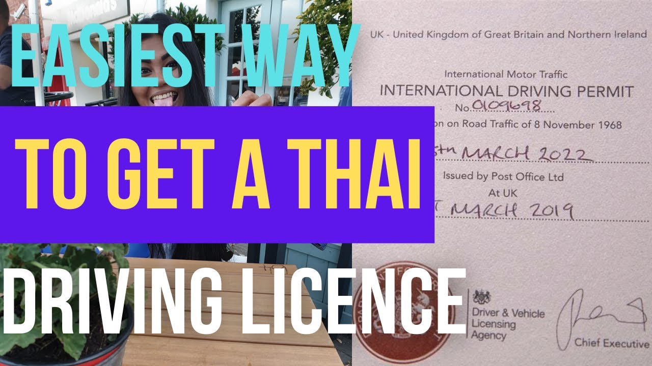 Easiest way to get a Thai Driving Licence YouTube