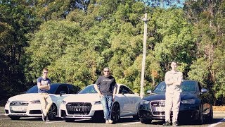 TTRS vs RS3 vs S1 | Audi Comparison Drive