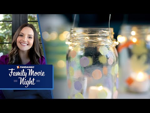 How to Make Easy, Colorful Garden Lanterns! | Family Movie Night | Fandango Family