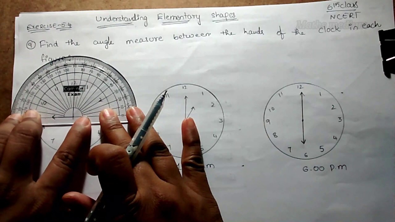EXERCISE-5.4 QUESTION NO.9 - UNDERSTANDING ELEMENTARY SHAPES /6TH CLASS
