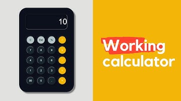 Working Calculator using HTML CSS & Javascript