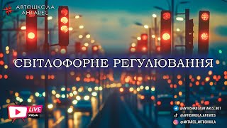 Світлофорне регулювання | Прямі ефіри від автошколи 