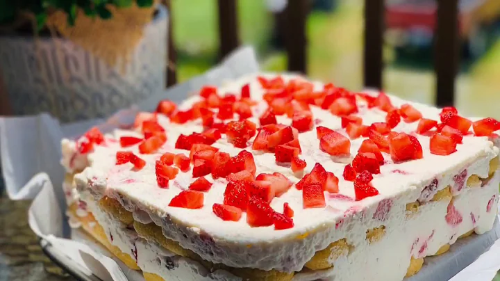 No Bake Strawberry Shortcake 🍓🍓 (Best Summer Dessert)