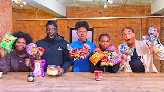 BLACK FAMILY TRY KOREAN FOOD!