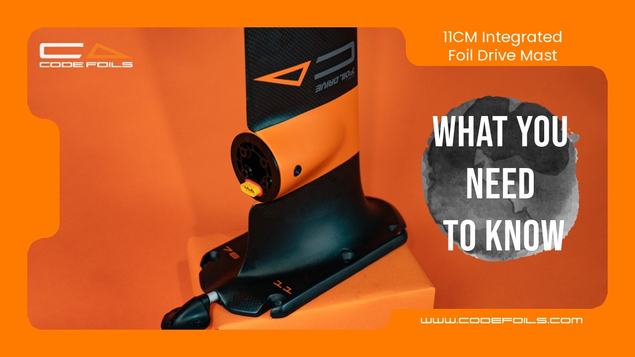 Code Foils x Foil Drive Integrated Carbon Mast — Code Foils