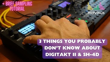 Roland SH-4d vs Elektron Digitakt II and a sampling tutorial