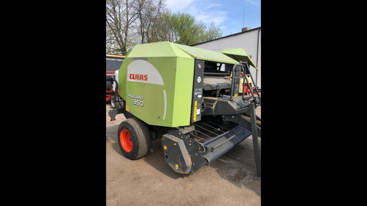Рулонный пресс подборщик Claas Rollant 350 сетка, шпагат проверяем на МТЗ 82 перед продажей