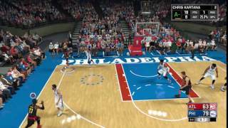 NBA 2K17 - Full shot meter bar, not green, good shot selection, never goes in