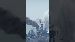 Cruise Missile Strike — Battleship Targeted at Sea