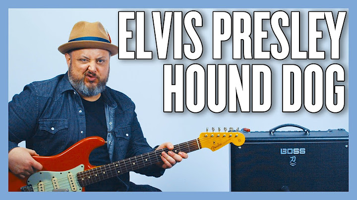 Hound Dog Guitar version - Guitar performance video thumbnail