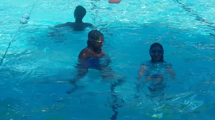 Flippin in the pool