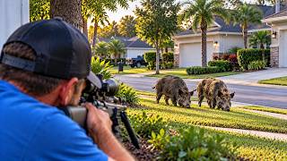 This Neighborhood is OVERRUN With Hogs and Deer!
