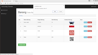 Membuat Hapus Data (& hapus gambar di direktori) dengan PHP Mysqli OOP (5)