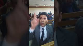 سعد الصغير يحضر محاكمة ريهام سعيد