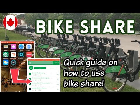 How to Bike Share | Quick Guide on How to Use Bike Share Toronto | Living in Canada