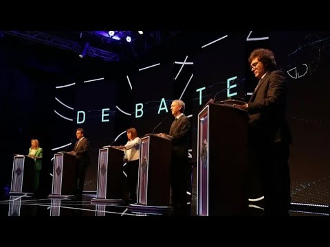 Primer debate presidencial obligatorio argentino de cara a las elecciones