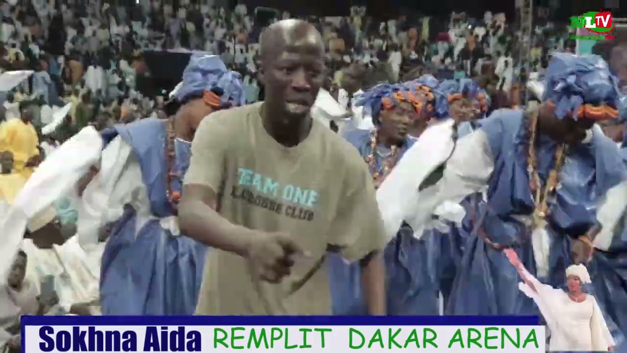 L'entrée de sokhna Aida à Dakar Arena